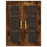 Wall Mounted Cabinet Smoked Oak 69.5x34x90 cm 828465