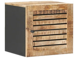 Hanging Cabinet with Storage Brown and Black 38 x 33.5 x 48 cm 4018864