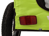 Pet Bike Trailer Green and Black Oxford Fabric and Iron 93920