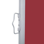 Retractable Side Awning Red 100x600 cm 48447