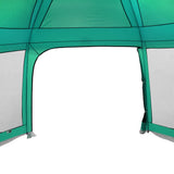 Pool Tent with Removable Fly & Mesh Walls Sea Green 618x532 cm 4100629
