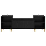 TV Cabinet Black Oak 160 x 35 x 55 cm Engineered Wood 881026
