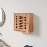 Wall Cabinet 42x18x42 cm Solid Wood Walnut 350367