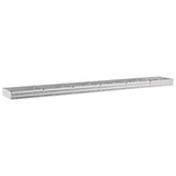 Raised Garden Bed Silver 600 x 80 x 24 cm galvanized 8006533