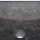 Sink Black 40x40x10 cm Marble 149181