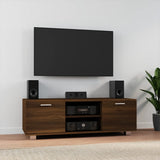 TV Cabinet Brown Oak 120x40.5x35 cm Engineered Wood 342621