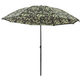 Fishing Umbrella 218 x 185 cm Oxford Polyester Camouflage 42006690
