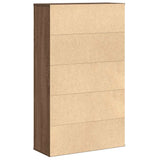 Bookcase Brown Oak 60x24x101.5 cm Engineered Wood 860397