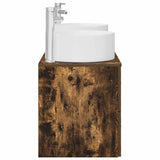 Bathroom Furniture Set 3 pcs Smoked Oak 49.5 x 44.5 x 65.5 cm 3405951