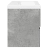 2 Piece Bathroom Furniture Set Concrete Grey Engineered Wood 3324911