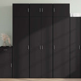 Storage Cabinet Black 70x42.5x225 cm Engineered Wood 3281330