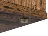 Fireplace Surround Old Wood 100 x 20 x 100 cm Engineered Wood 8006622