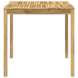 Garden Bar Table White 110 x 108.5 x 105 cm Solid Acacia Wood 901722