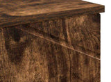Bathroom Cabinet Smoked Oak 30 x 35 x 192 cm 883339