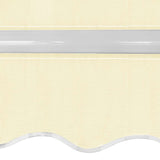 Folding Awning Manual Operated 400 cm Cream 275572