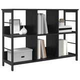 Bookshelf Black Oak 102 x 32 x 72.5 cm Engineered Wood 884012