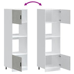 Oven Cabinets 2 pcs Porto Concrete Grey Engineered Wood 3315055