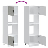 Oven Cabinets 2 pcs Porto Concrete Grey Engineered Wood 3315055