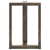 Dining Table Legs T-Shaped 2 pcs Black 60x35x cm Steel 4013055