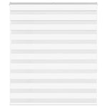 ZNTS Zebra Blind White 135x150 cm Fabric Width 130.9 cm Polyester 4014762