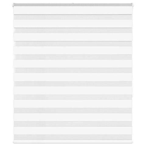 ZNTS Zebra Blind White 135x150 cm Fabric Width 130.9 cm Polyester 4014762