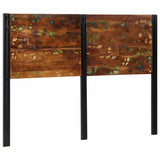 Headboard 140 cm Solid Wood Reclaimed and Iron 4017550