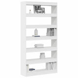 Book Cabinet White 100 x 30 x 198 cm Engineered Wood 3333924