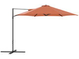 2.5M Garden Cantilever Parasol, Offset Roma Patio Umbrella Hanging Sun Shade Canopy Shelter with T3398P315973
