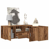 Corner Cabinet Old Wood 200x40x45 cm Engineered Wood 3307835