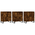 Sideboards 3 pcs Smoked Oak Engineered Wood 3190210
