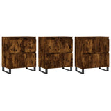 Sideboards 3 pcs Smoked Oak Engineered Wood 3190210