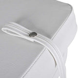 Boat Seats 2 pcs Foldable Backrest Blue-white Pillow 41x36x48cm 279103