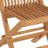 Garden Dining Set 7 pcs Brown Solid Teak Wood 3155338