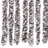 Fly Curtain Brown and Beige 100x230 cm Chenille 377374