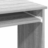 Desk with Shelves Grey Sonoma 84x40x78 cm Engineered Wood 860450