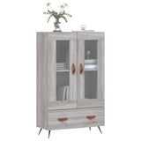 Highboard Grey Sonoma 69.5x31x115 cm Engineered Wood 828274