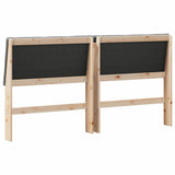 Upholstered Headboard Dark Grey 180 cm Solid Pine Wood 879270