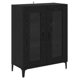 Highboard Black Oak 69.5 x 34 x 180 cm Engineered Wood 3416069