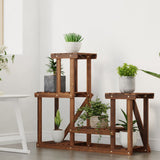 Flower Stand 90x25x73.5 cm Solid Wood Fir 362875