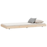 Bed Frame without Mattress 90x190 cm Single Solid Wood Pine 823504