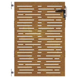 Garden Gate 85x150 cm Corten Steel Square Design 153247