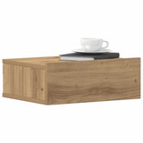 Floating Nightstands 2 pcs Artisan Oak 40x32x15 cm Engineered Wood 861122