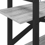 Bookshelf Grey Sonoma 100 x 33.5 x 64 cm Engineered Wood 883955