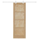 Sliding Door Brown 73.5 x 211 cm Solid Pine Wood 3333580