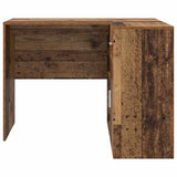 Corner Desk with Drawer Old Wood 102 x 88 x 75 cm 3337279