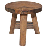Stool Solid Mahogany Wood 244508