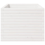Garden Planter White 90x60x49.5 cm Solid Wood Pine 3282565