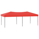 Folding Party Tent Red 3x6 m 93541