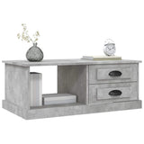 Coffee Table Concrete Grey 90x50x35 cm Engineered Wood 816244