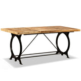 Dining Table Solid Rough Mango Wood 180 cm 244801